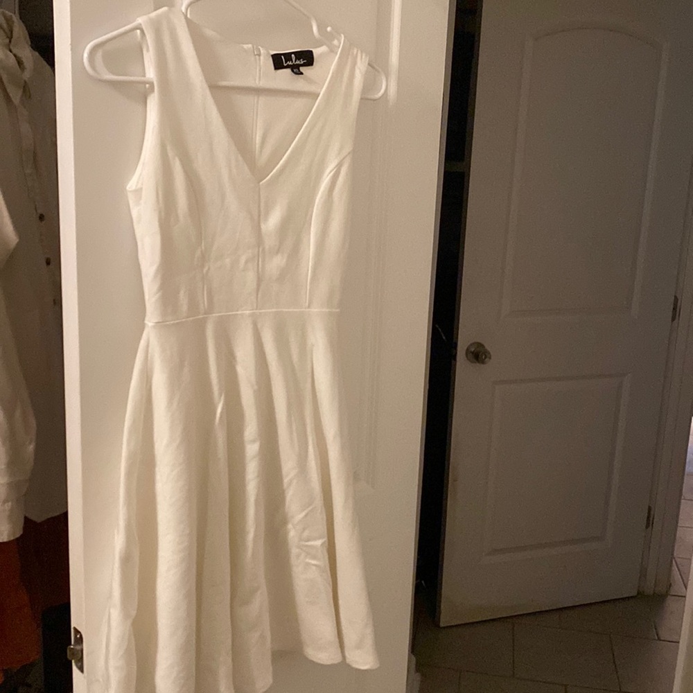 Lulus white skater dress